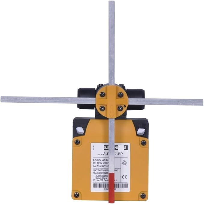 Limitador de carrera de doble efecto para puentes grúa y sistemas de traslación industrial
