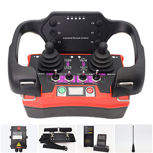 Radio control joystick IP65 con batería de larga duración para equipos de levante
